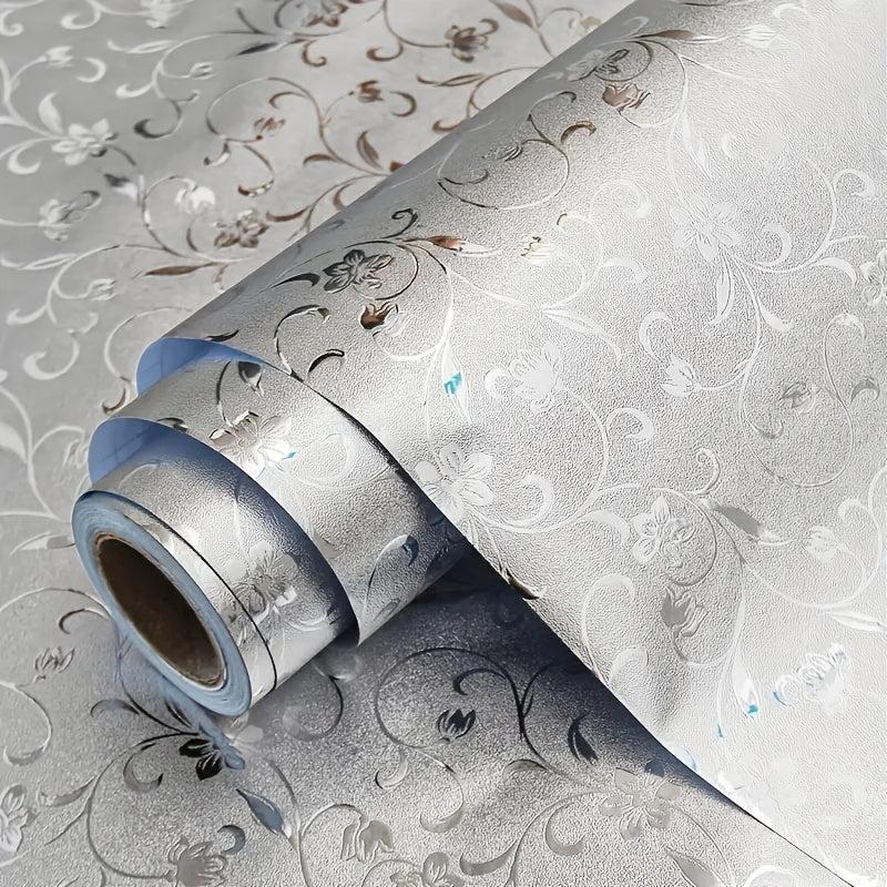 Kitchen Backsplash Stickers Self Adhesive Aluminum Foil Waterproof Wallpaper