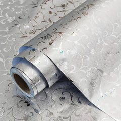Kitchen Backsplash Stickers Self Adhesive Aluminum Foil Waterproof Wallpaper