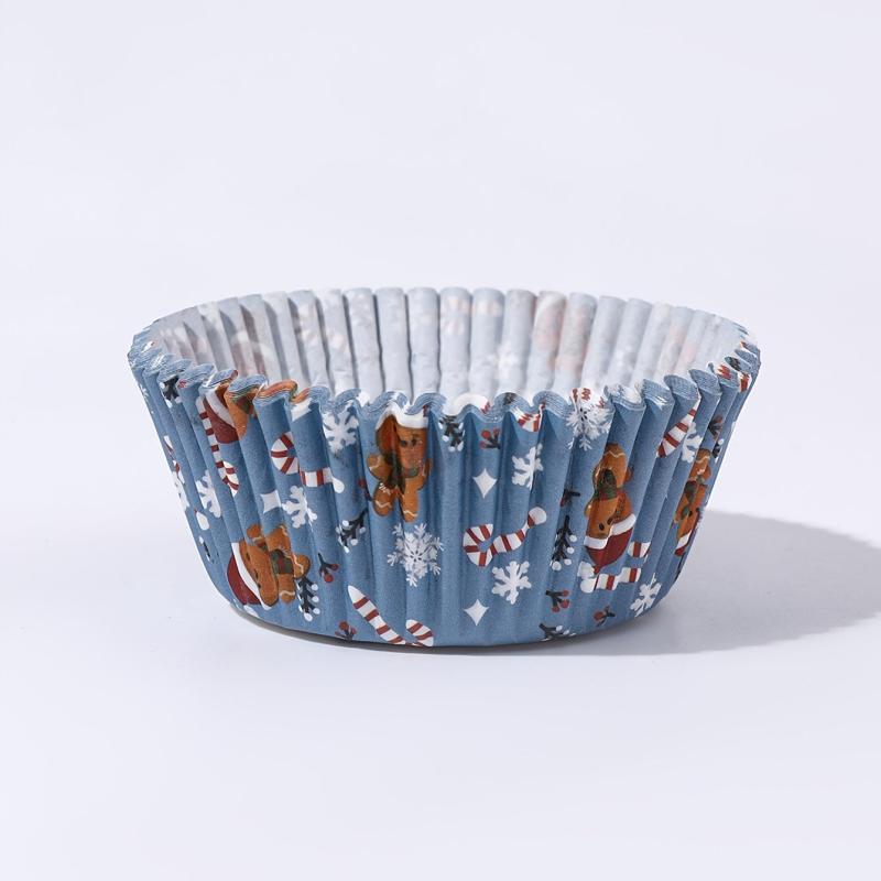 1000 Christmas Disposable Muffin Cups Count Perfect for Cupcakes