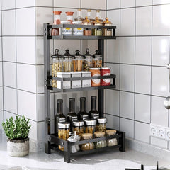 2 Tier Spice Rack for Kitchen Countertop Organization