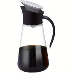 Leak Proof Glass Olive Dispenser for Kitchen Gadgets