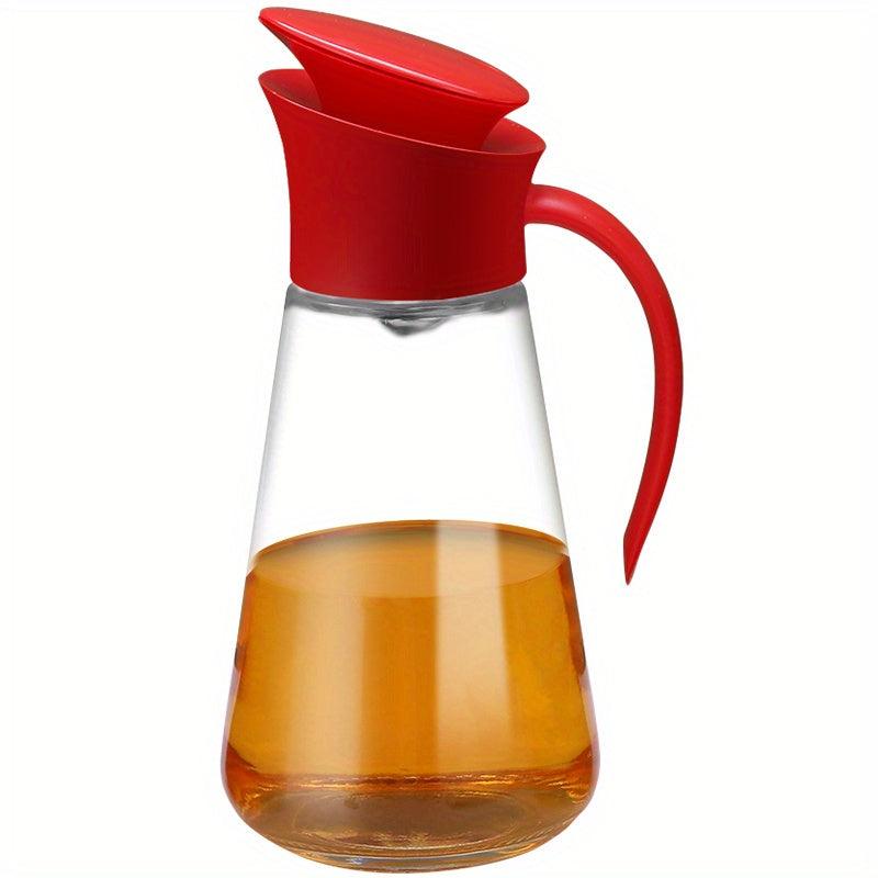 Leak Proof Glass Olive Dispenser for Kitchen Gadgets