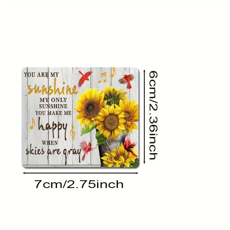 3pcs Sunflower Fridge Magnets for Home Gift and Decoration