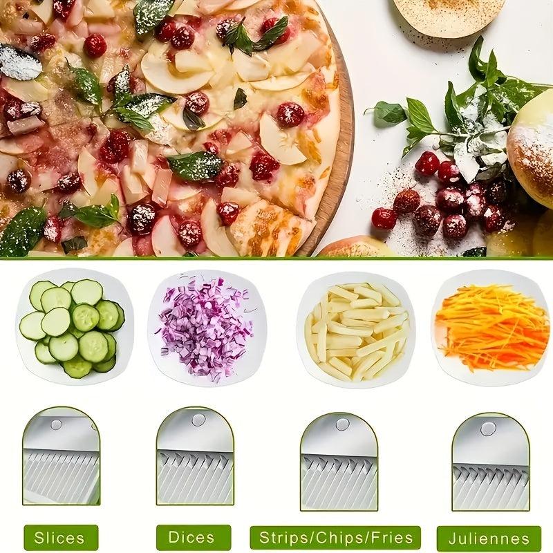 5in1 Vegetable Slicer Multifunctional Fruit Slicer Handle Food Grater