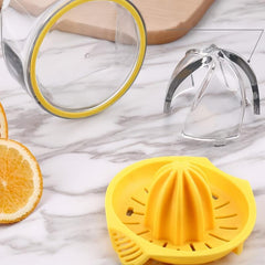 Manual Fruit Juicer Lemon Squeezer Orange Juicer With Measuring Cup