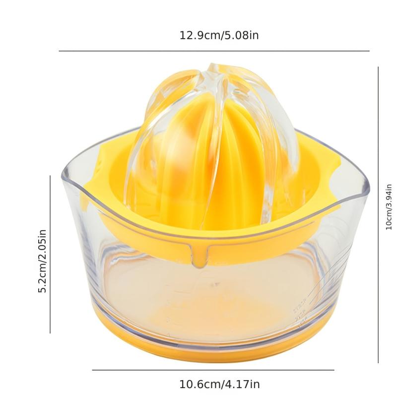 Manual Fruit Juicer Lemon Squeezer Orange Juicer With Measuring Cup