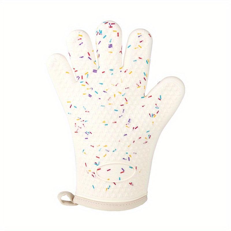 Silicone Oven Mitts Heat Resistant Grilling Gloves Non Slip Heat Gloves