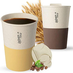 Leak-Proof Reusable Coffee Travel Mug with Locking Lid