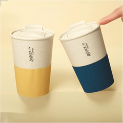 Leak-Proof Reusable Coffee Travel Mug with Locking Lid