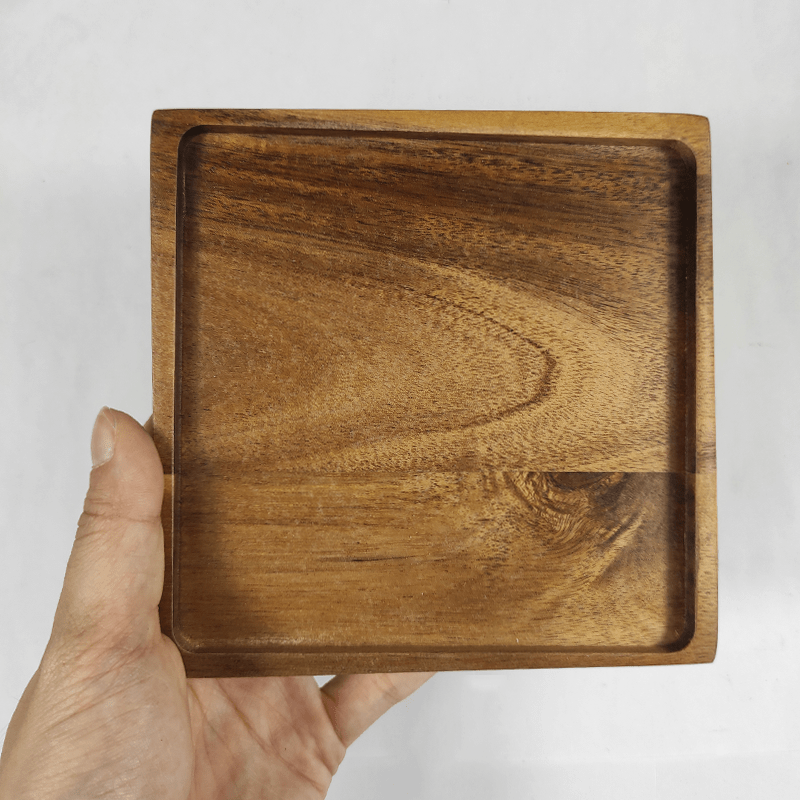 Wooden Fruit Tray Multifunctional Snack Tray for Home Decor