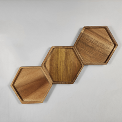 Wooden Fruit Tray Multifunctional Snack Tray for Home Decor