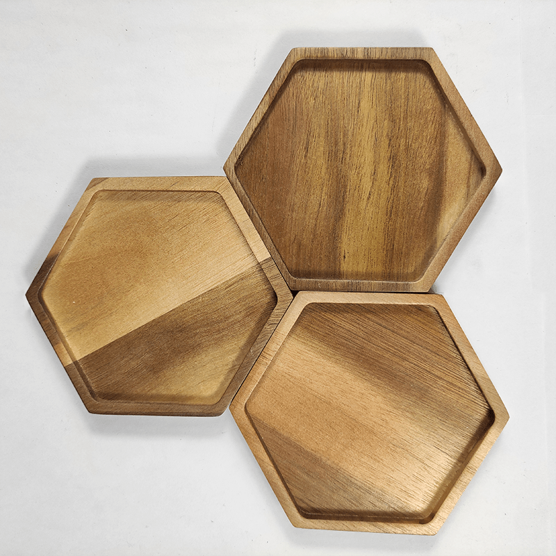 Wooden Fruit Tray Multifunctional Snack Tray for Home Decor