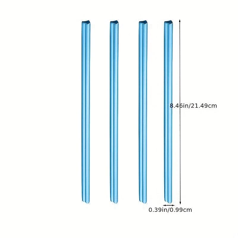 8pcs Stainless Steel Heart Straw, Long Drink Portable Kitchen Tools