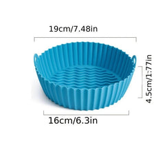 Silicone Air Fryer Liner Foldable Baking Pan Non-Stick