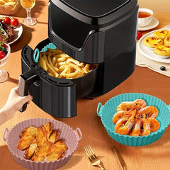 Silicone Air Fryer Liner Foldable Baking Pan Non-Stick