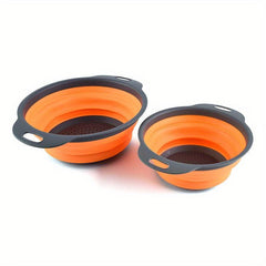 Foldable Silicone Colander - Kitchen Sink Drain Basket