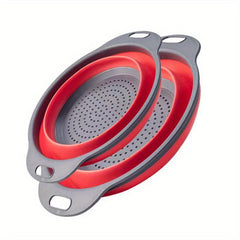 Foldable Silicone Colander - Kitchen Sink Drain Basket