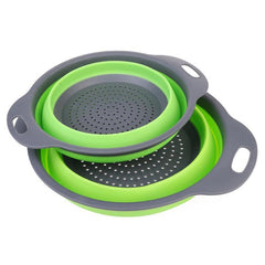 Foldable Silicone Colander - Kitchen Sink Drain Basket