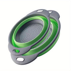 Foldable Silicone Colander - Kitchen Sink Drain Basket