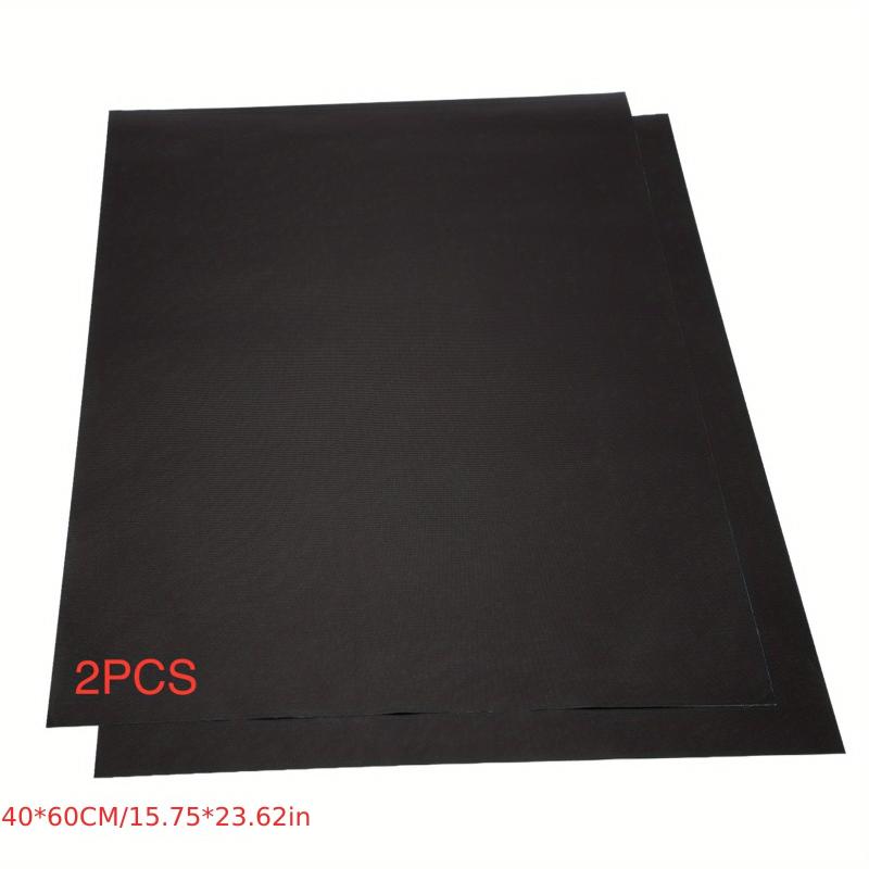 2pcs Oven Liner Grill Mats Non Stick Reusable Liner Heat Insulation Mat