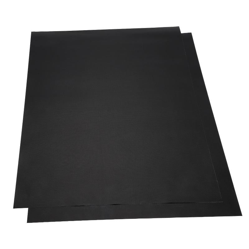 2pcs Oven Liner Grill Mats Non Stick Reusable Liner Heat Insulation Mat