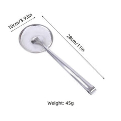 1pc Stainless Steel Food Salvage Spoon Filter Mesh Kitchen Utensils