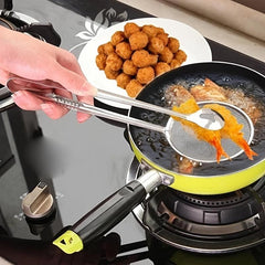 1pc Stainless Steel Food Salvage Spoon Filter Mesh Kitchen Utensils