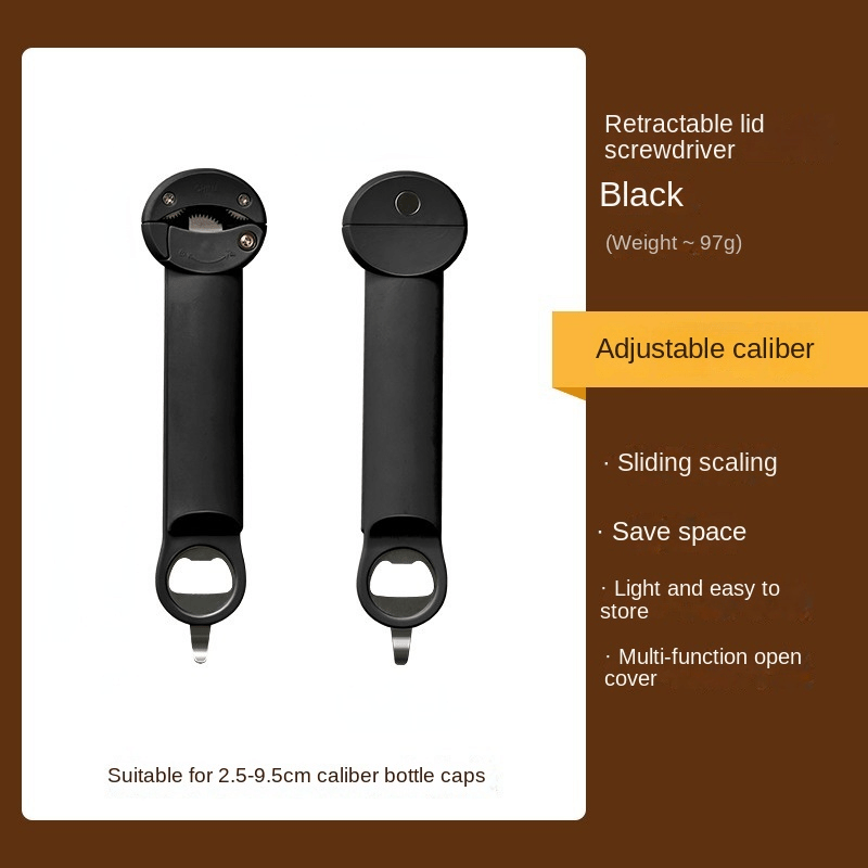 Multifunctional Magnetic Bottle Opener Rotating Cap Beer Screw Opener