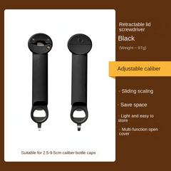 Multifunctional Magnetic Bottle Opener Rotating Cap Beer Screw Opener