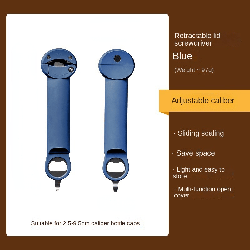 Multifunctional Magnetic Bottle Opener Rotating Cap Beer Screw Opener