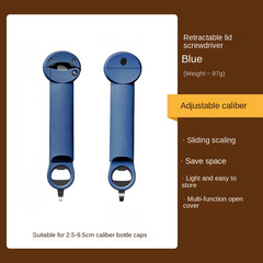 Multifunctional Magnetic Bottle Opener Rotating Cap Beer Screw Opener