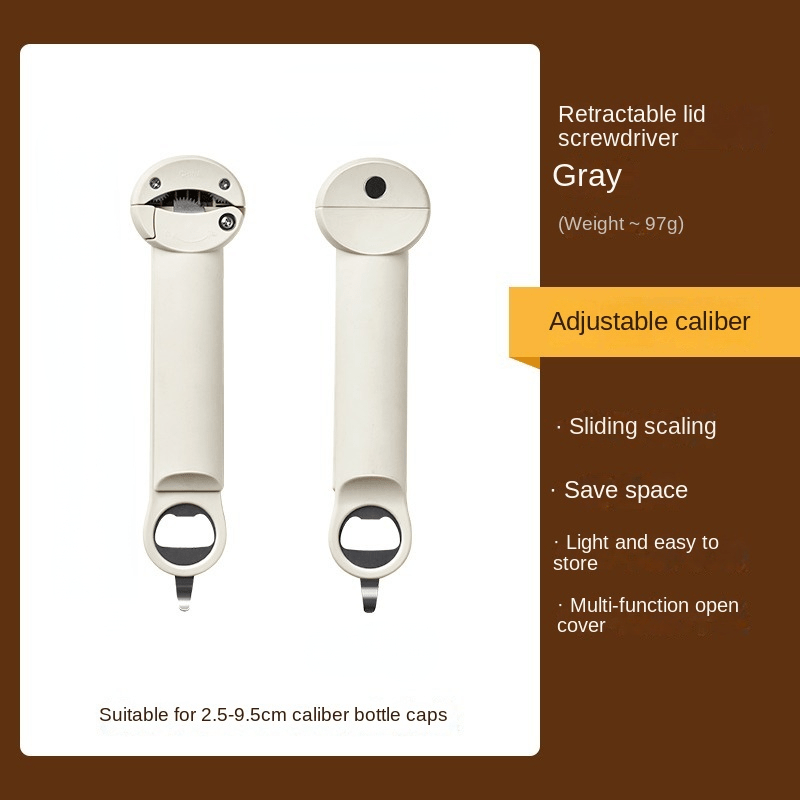 Multifunctional Magnetic Bottle Opener Rotating Cap Beer Screw Opener