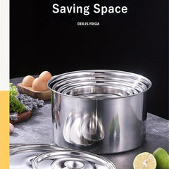 Stainless Steel Food Container with Lid, Spice Organizer, Grains Containers