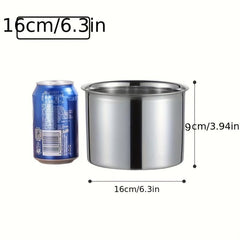 Stainless Steel Food Container with Lid, Spice Organizer, Grains Containers