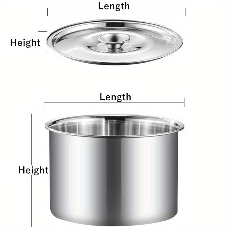 Stainless Steel Food Container with Lid, Spice Organizer, Grains Containers