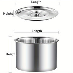 Stainless Steel Food Container with Lid, Spice Organizer, Grains Containers
