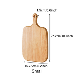 Wooden Charcuterie Board with Handle for Kitchen