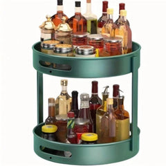 1pc Turntable Organizer Spice Spinner Rotating Seasoning Rack Holder