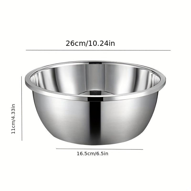 Stainless Steel Double Layer Colander Basket Set - Large Capacity, Reusable