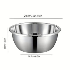 Stainless Steel Double Layer Colander Basket Set - Large Capacity, Reusable