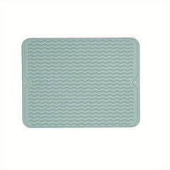 Silicone Dish Drying Mat - Easy Clean & Heat Resistant