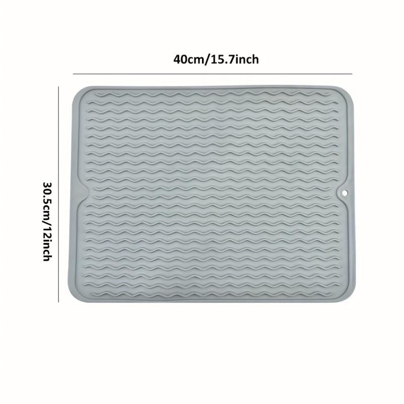 Silicone Dish Drying Mat - Easy Clean & Heat Resistant
