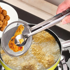 1pc Food Drain Clip Leak Clip Multifunctional Frying Clip