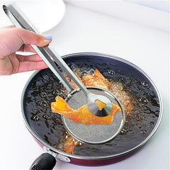 1pc Food Drain Clip Leak Clip Multifunctional Frying Clip