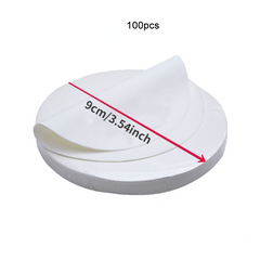 100pcs Silicone Patty Blotting Paper for BBQ Grill 7