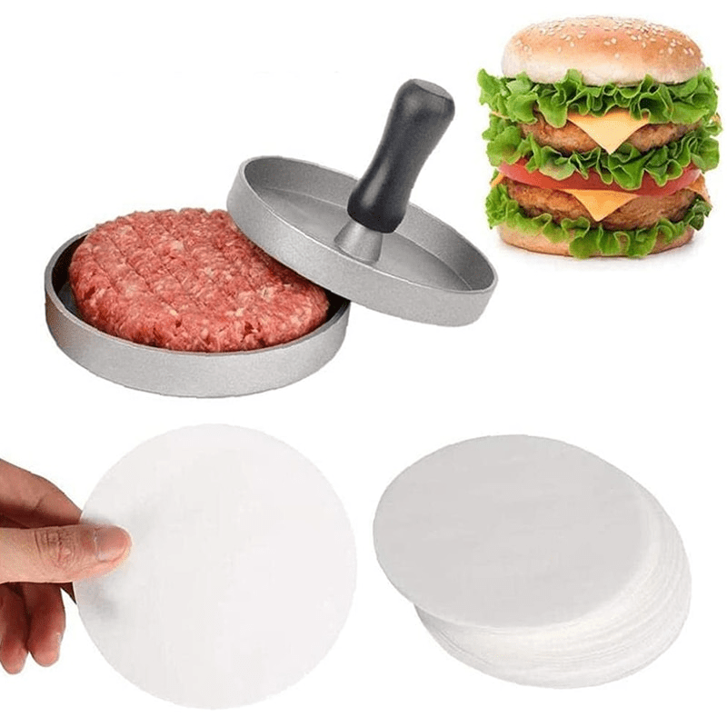 100pcs Silicone Patty Blotting Paper for BBQ Grill 7
