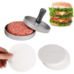 100pcs Silicone Patty Blotting Paper for BBQ Grill 7