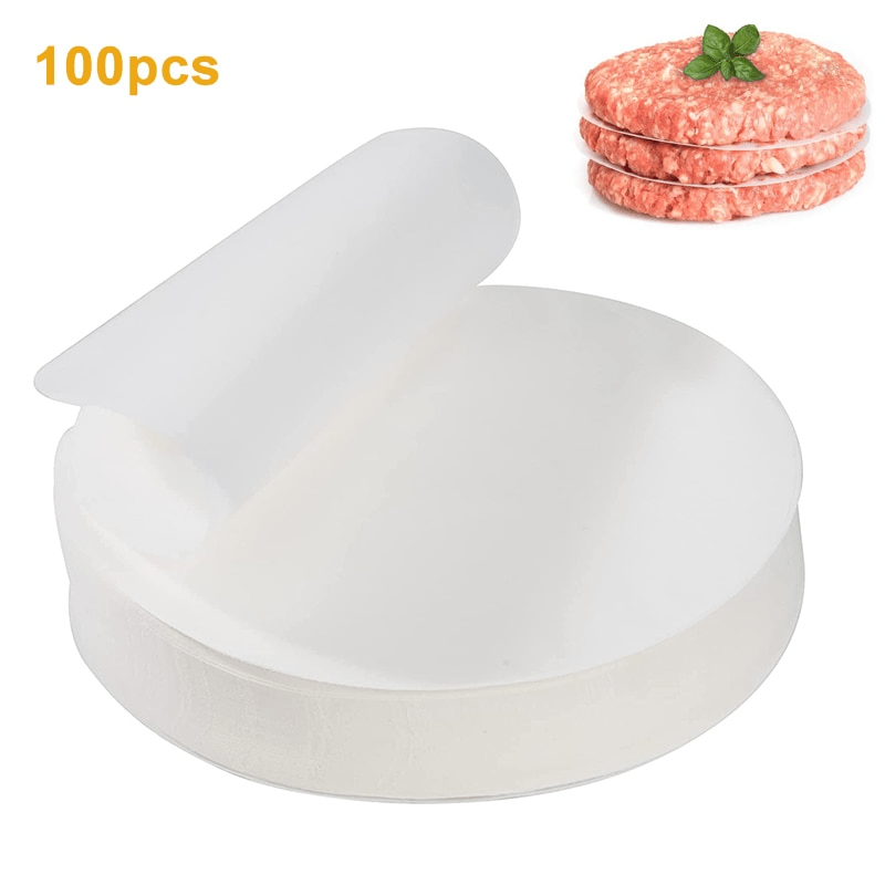 100pcs Silicone Patty Blotting Paper for BBQ Grill 7