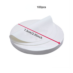 100pcs Silicone Patty Blotting Paper for BBQ Grill 7