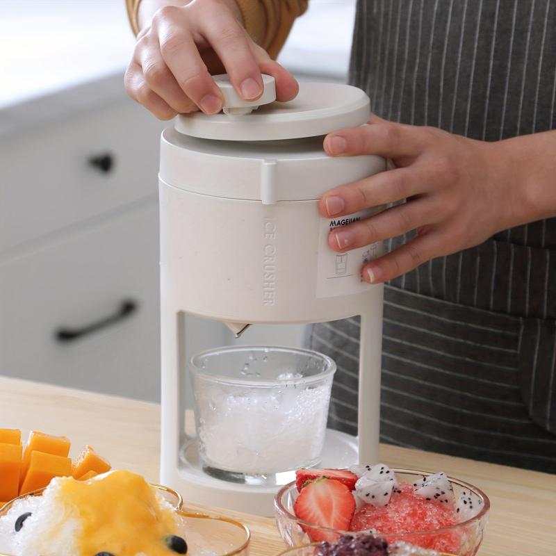 Homemade Snow Cones with Ice Shaver